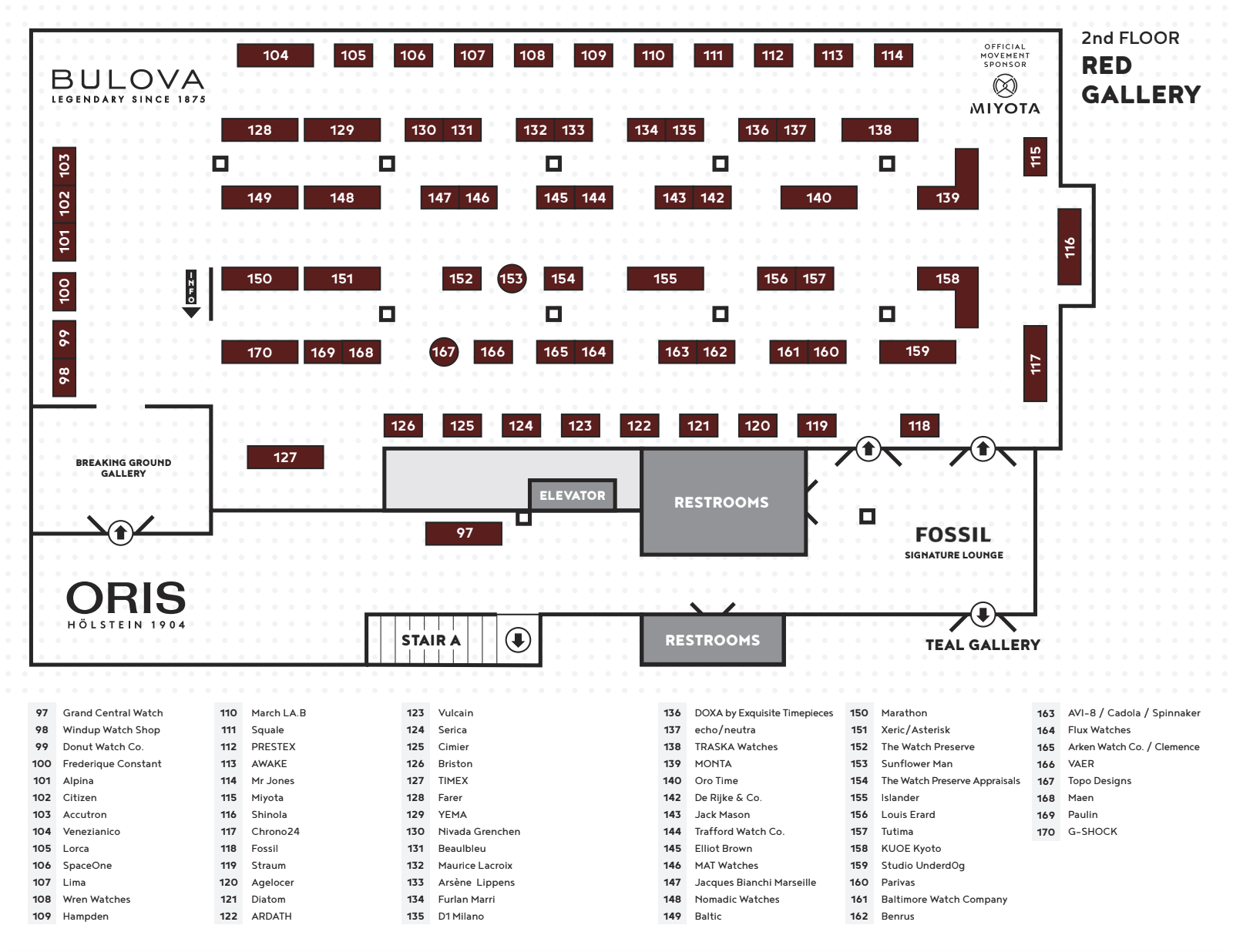 Red Gallery floor plan